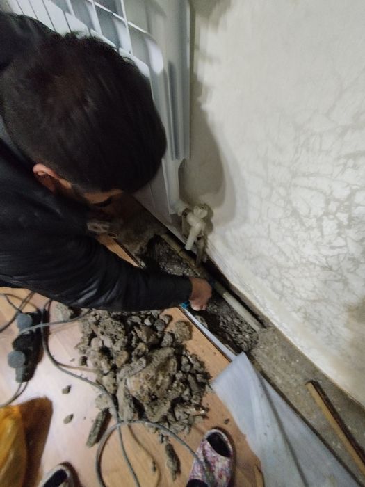 Сантехник установка