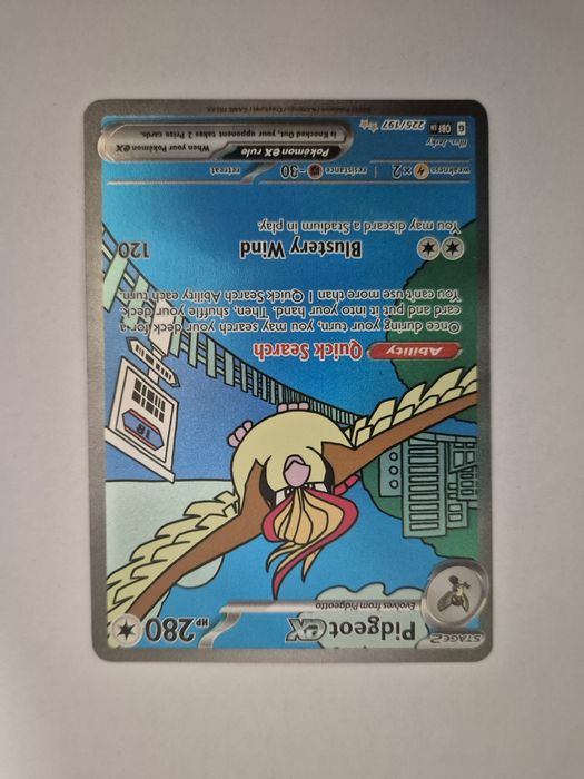 Cartonas Pidgeot ex SIR + Snorlax promo
