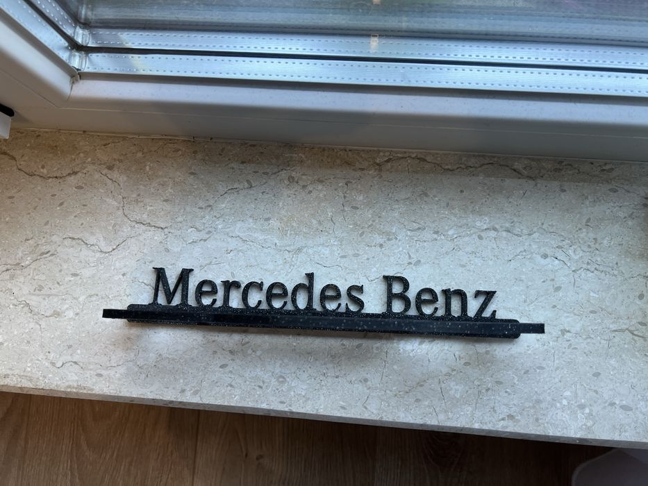 Mercedes w204 силует статуетка 3д