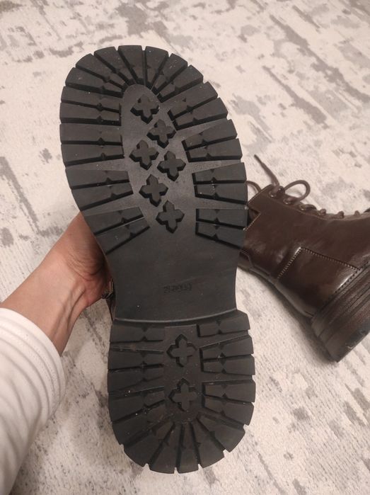 Ботинки осень/весна, шоколадного цвета