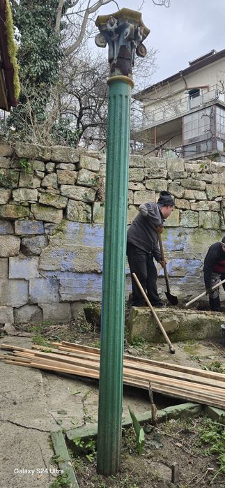 Колони от плътно желязо 5 бр.