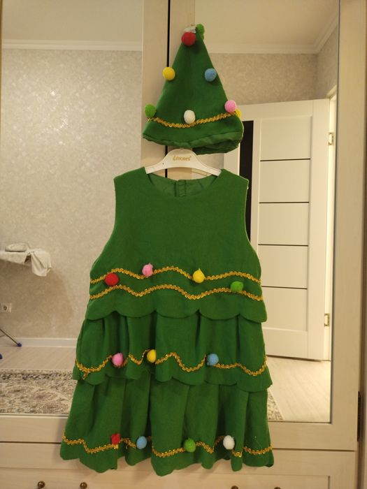 Жаңа жылдық костюм. Шырша. Новогодний костюм. Ёлка. 3-4-5 жасқа