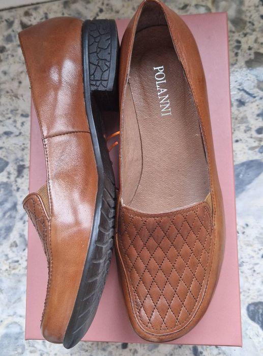 Pantofi  38 , piele manusa