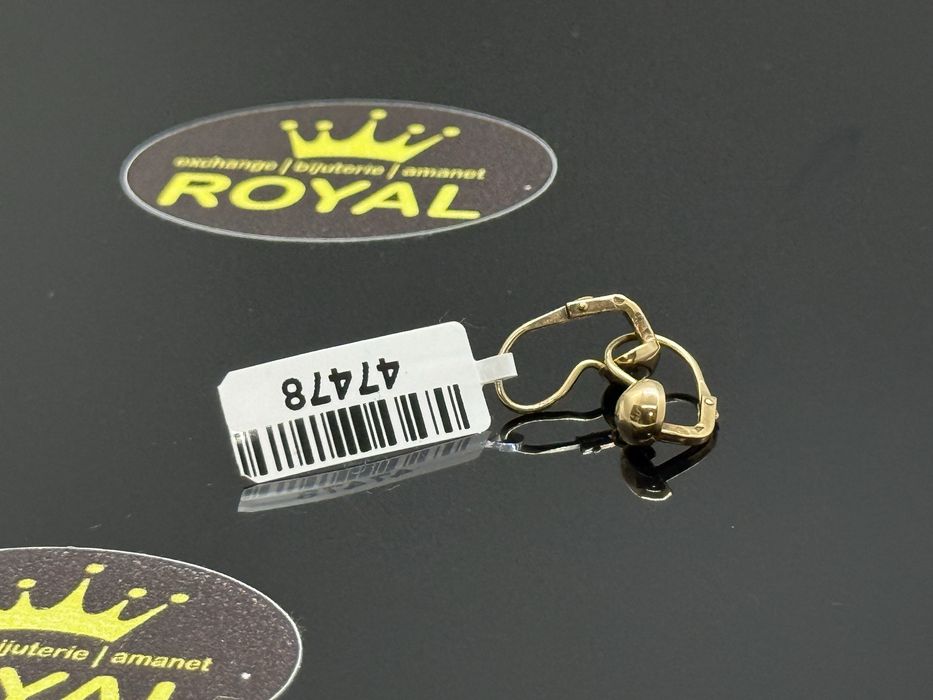 Bijuteria ROYAL : Cercei AUR 14K / 1.26 GR