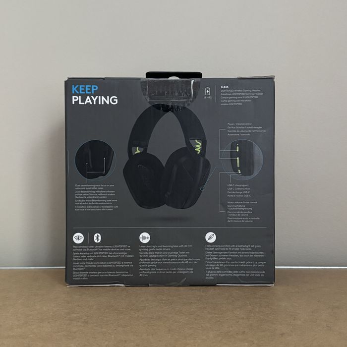 Casti Gaming Wireless LOGITECH G435 Lightspeed / Noi