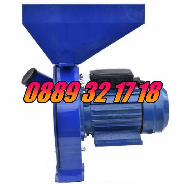 Монофазна комбинирана фуражомелка / ярмомелка 4,2 kW с 4 сита