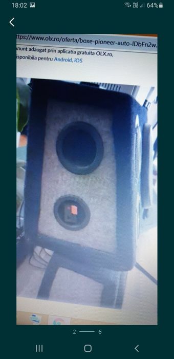 Cutii muzicale cu difuzoare kenwood pe 3 caii functionale