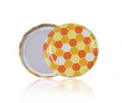 Капачки туйст оф с дизайн  за мед