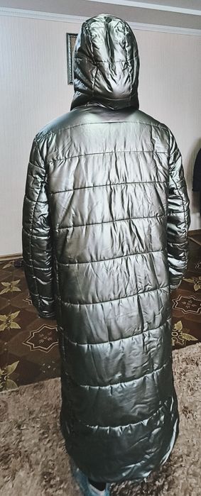 Зимнее пальто с овчиной