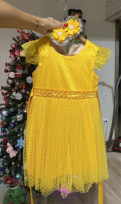 Платье детское, размер 34, рост 122-128