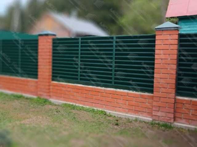 Забор жалюзи еврожалюзи