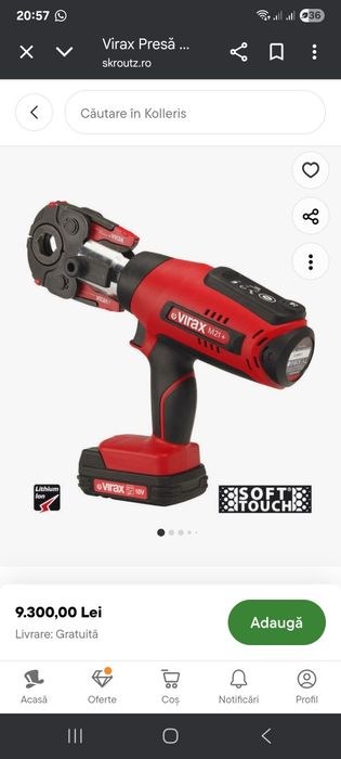 Presa sertizat Virax M21+ (nu geberit,rems,milwaukee)