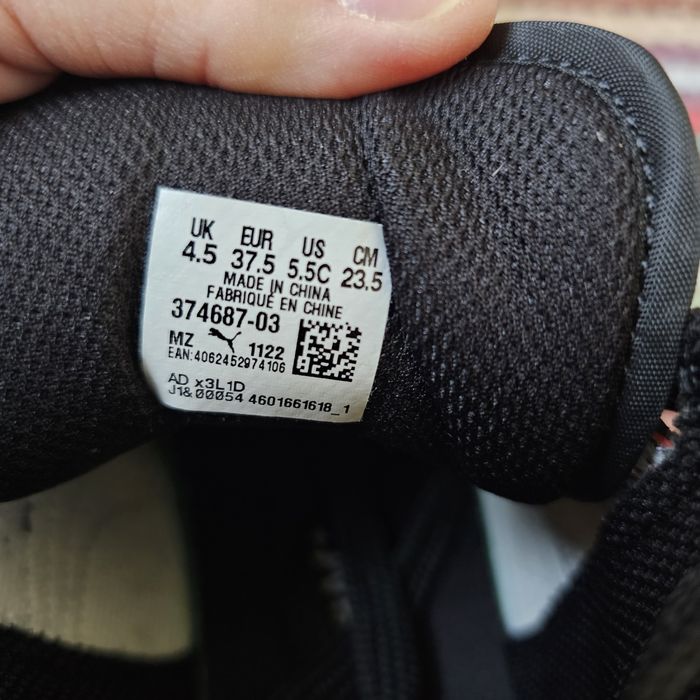 Pantofi sport mid-cut de piele ecologica PUMARebound JOY, 37