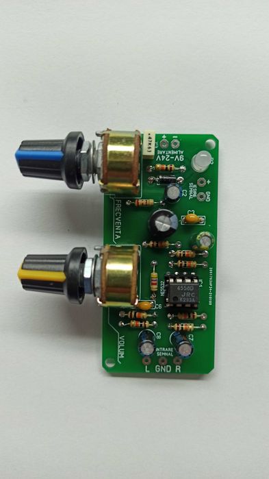 Filtru audio subwoofer trecere joase LPF low pass filter