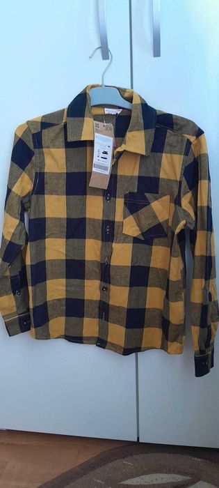 Camasa baieti in carouri, cu eticheta, mar. 140