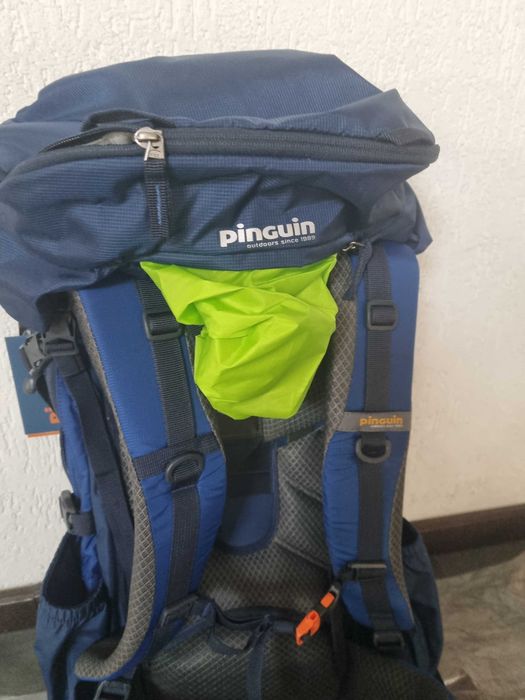 Vand rucsac munte PINGUIN EXPLORER 60 litri  NAVY , nou cu eticheta , Four Way Entry, Nylon 6.6, ABS, fermoare YKK