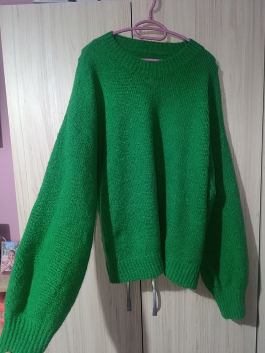 Топъл актуален пуловер М/Л
