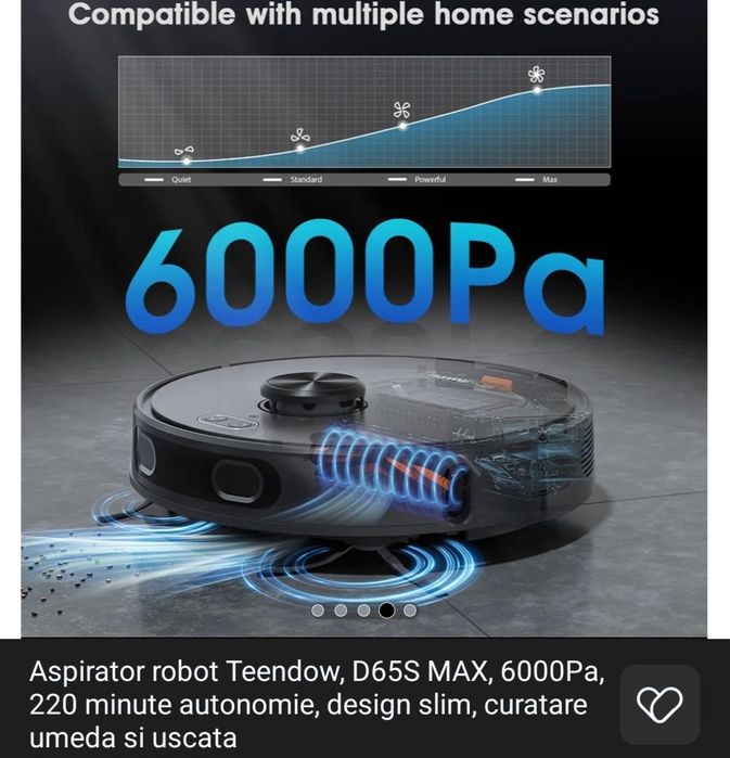 Aspirator robot inteligent