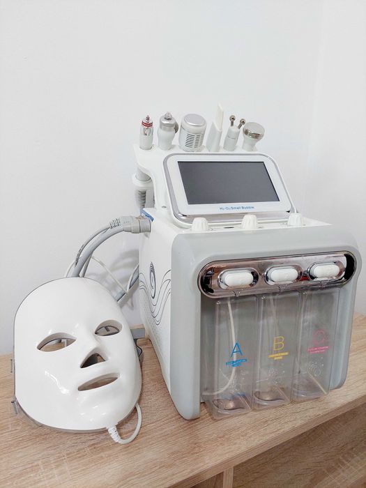Апарат за водно дермабразио,кислород, RF,ултразвук,LED маска и шпатула