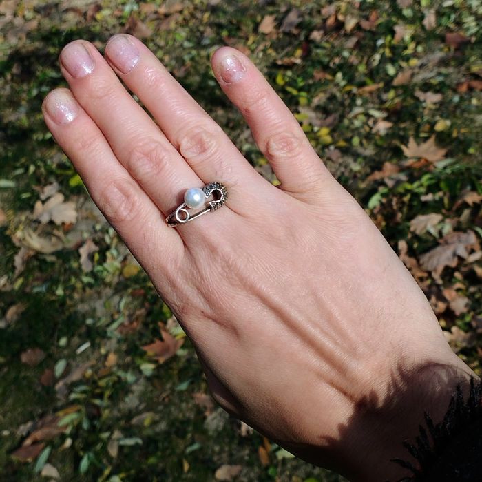 Комплект "Жемчужная булавка" Италия