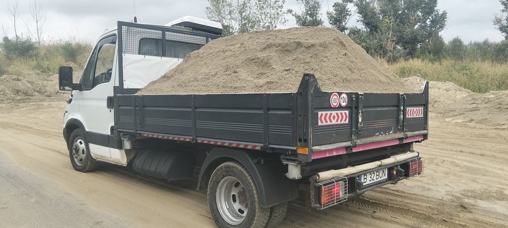 Transport nisip, pietriș, balast, piatra 16/31