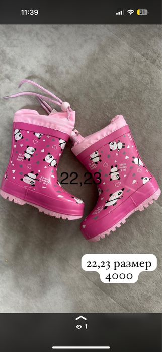 Резиновые сапоги