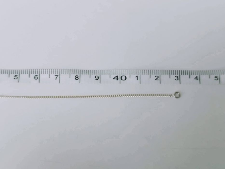 Colier/lant argint 925, cu pandantiv de argint 925 cu o semiluna, JK