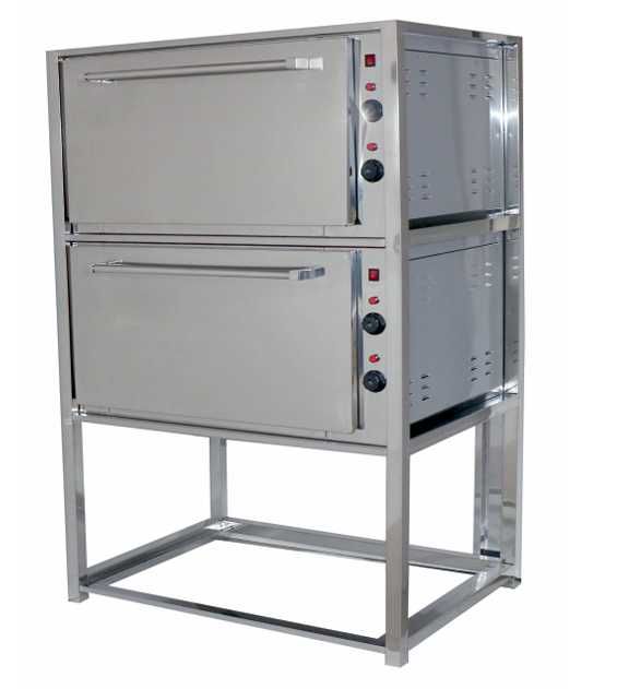Двухсекционный жарочный шкаф
