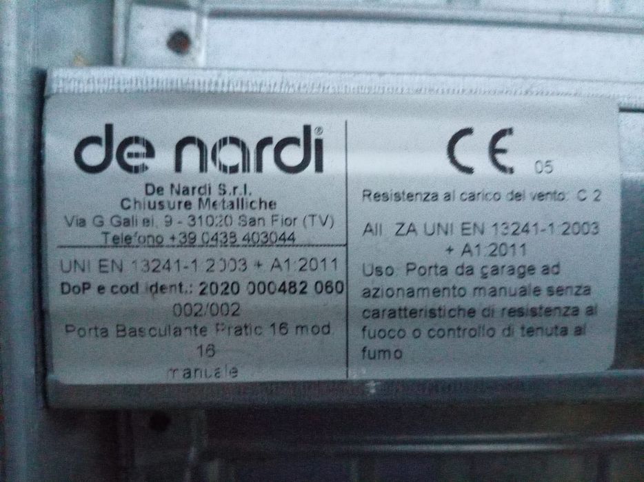 Vand poarta garaj marime 3mx2,52 m
