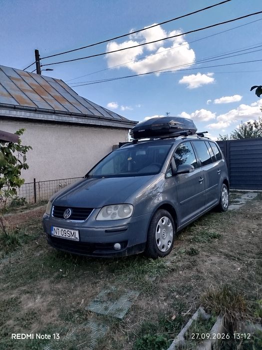 VW Touran 2.0 TDI, 7 locuri, 2004, distribuție schimbată, 2 seturi roți