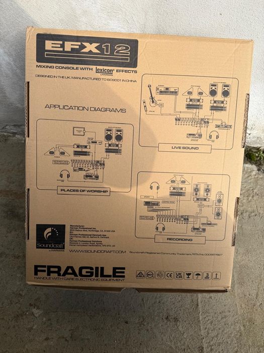 Mixer audio soundcraft EFX12