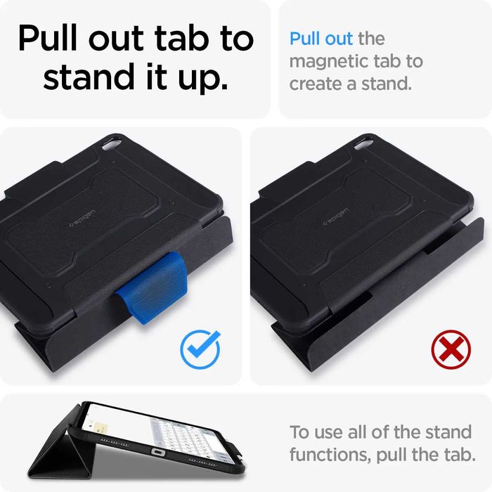 Husa de protectie Spigen Rugged Armor pentru Apple iPad Pro 11" 2020, 2021, 2022