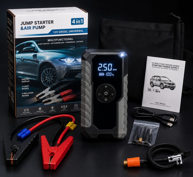 PowerBank, Jump Starter, Повербанк, Бустер, Пусковое устройство, Pov