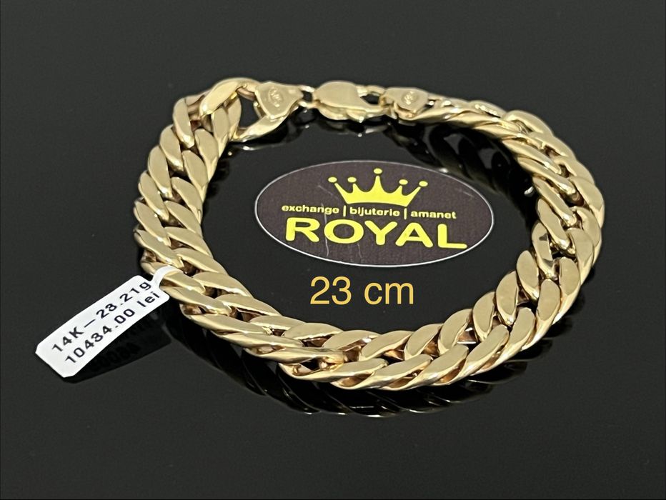 Bijuteria Royal CB : Bratara aur 14k 585   23,21 grame