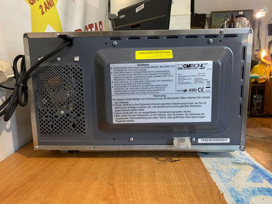 Cuptor cu microunde -Gatire INOX  Clatronic MWG 775 H/  pentru US ARMY