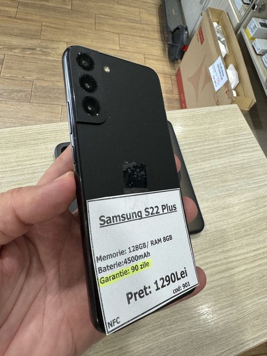 Samsung S22 Plus 128gb/8gb ram + huse cadou
