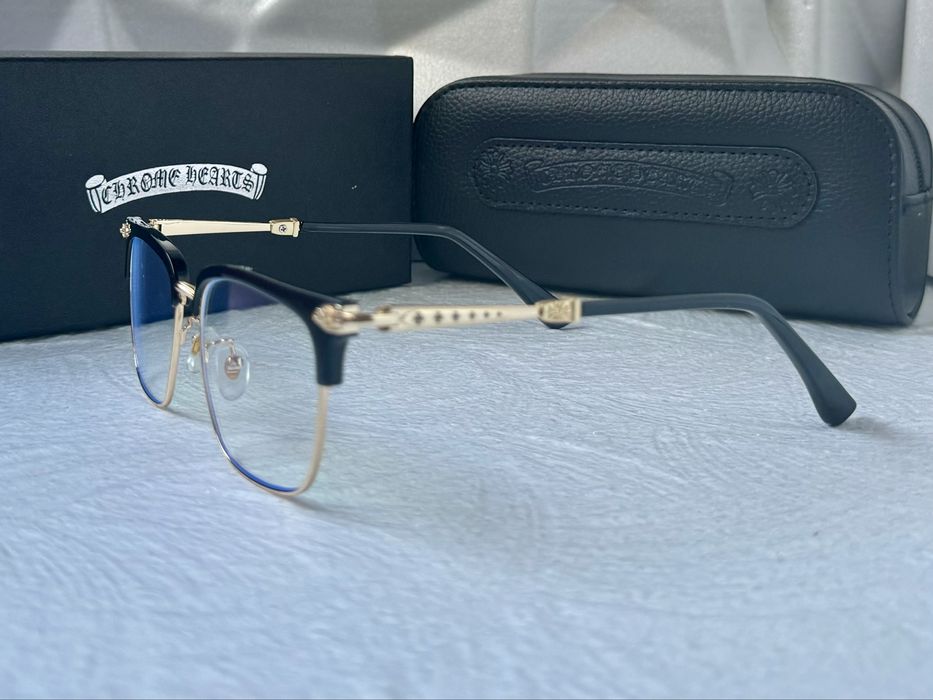 Очила за компютър Диоптрични рамки прозрачни слънчеви chrome hearts