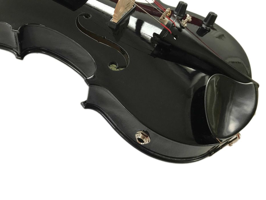 Vioara electro-acustica Vol.+Ton NEGRU 4/4 Hora Reghin Set 1
