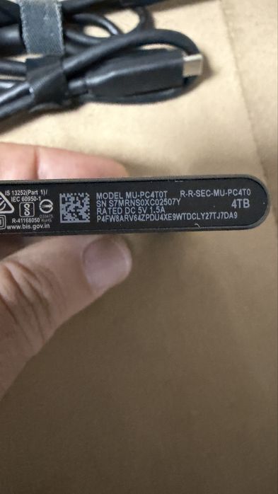 SSD extern Samsung T7 4TB