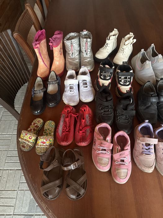 Детская обувь размеры всякие