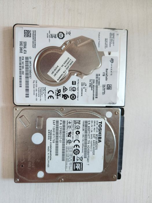 Жёсткие диски для ноутбука 1 TB Seagate, Toshiba
