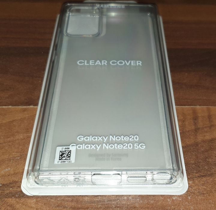 Husa silicon originala Samsung Clear Cover Note 20 N980 Note20 5G N981