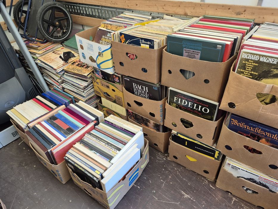 Vând Lot 1000lp Discuri Vinil colectie muzica clasica mixta