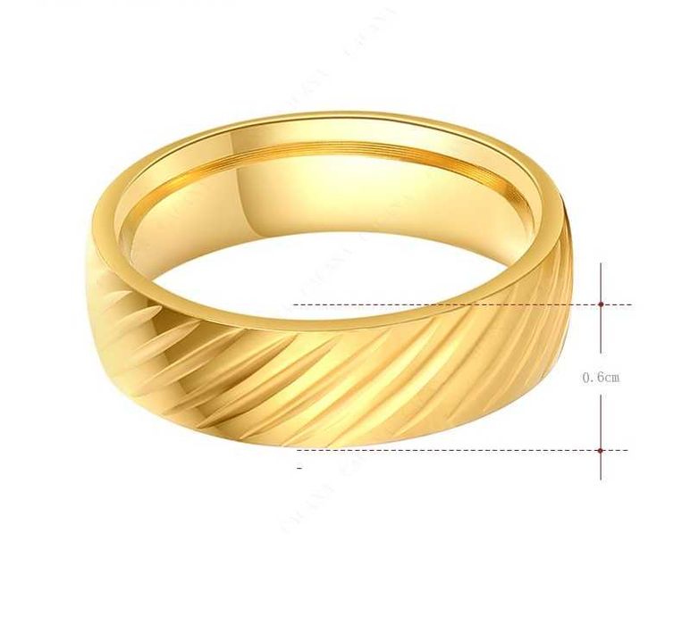 GR59, verighete placate cu aur 14k, model lat, marimi diverse