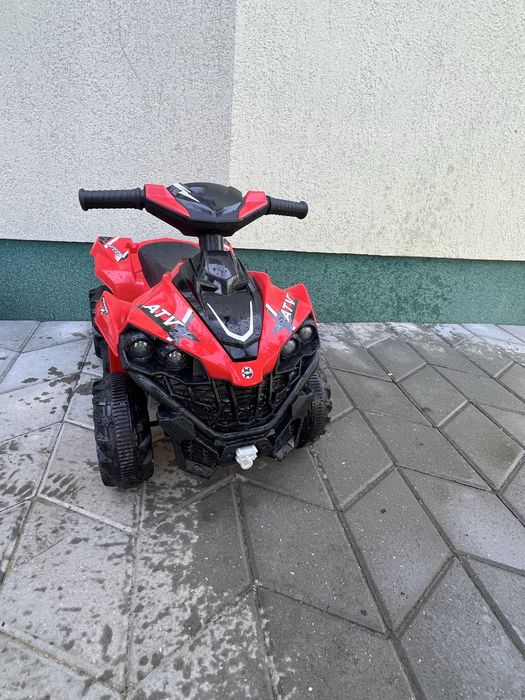 Atv copii rosu  electric