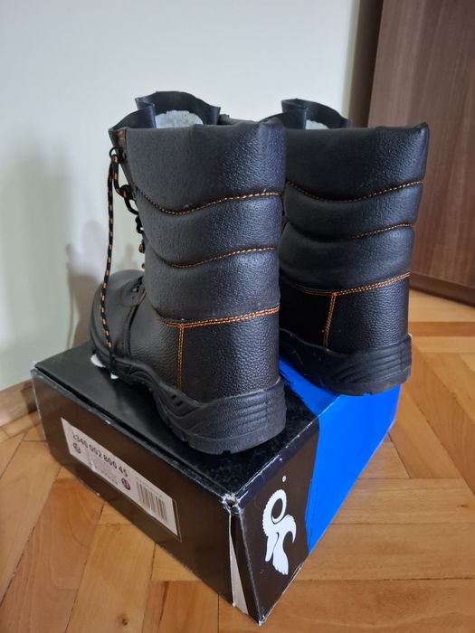 Ghete de iarnă CXS Topaz S3 piele cu vârf și talpă din oțel marimea 45