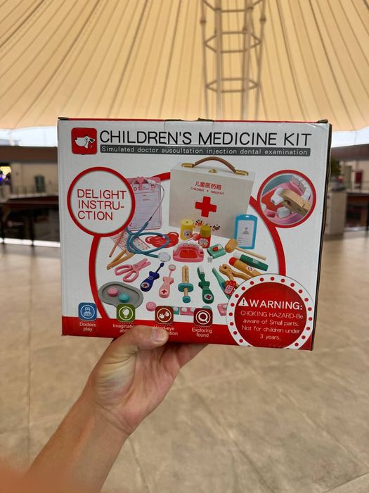 Детская игрушка доктор набор деревянный