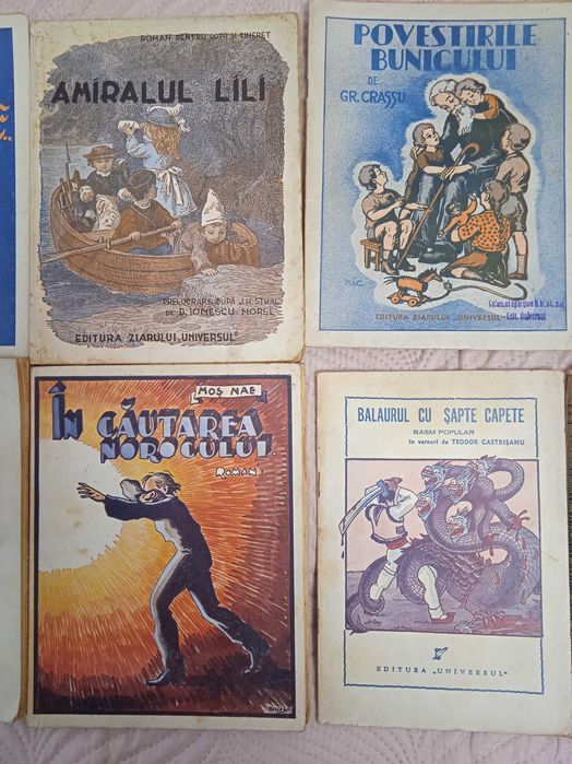 Carti copii vechi, anii 1942 - 1943, cu ilustratii.