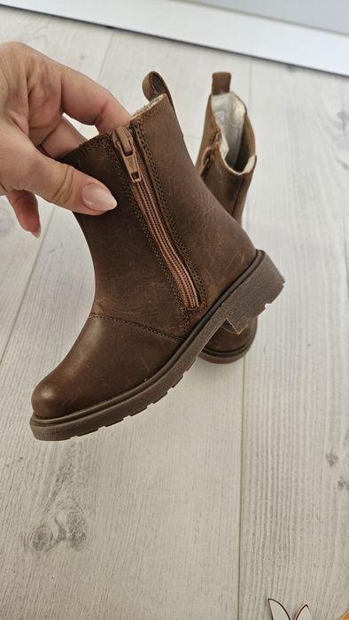 Нови естествена кожа боти и ботуши 23 и 24 размер