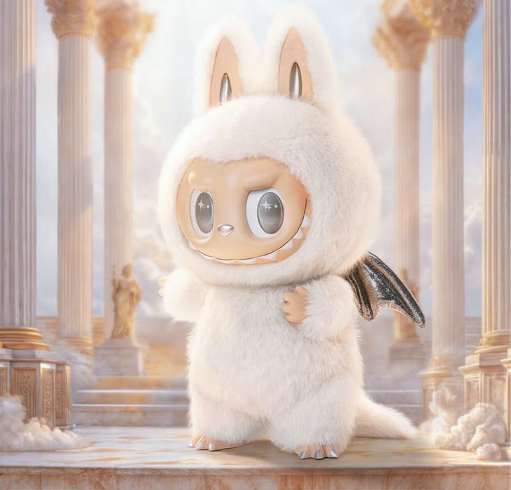 Голямо Лабубу Ангел 40см Labubu Zimomo Angel Limited Edition